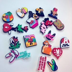 Bad Bunny shoe charms